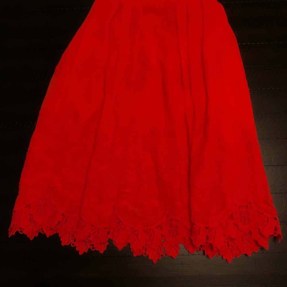 Orange skirt